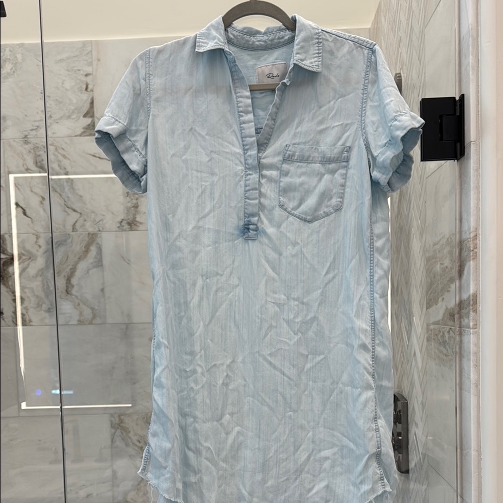 Rails chambray Blue Casual Dress